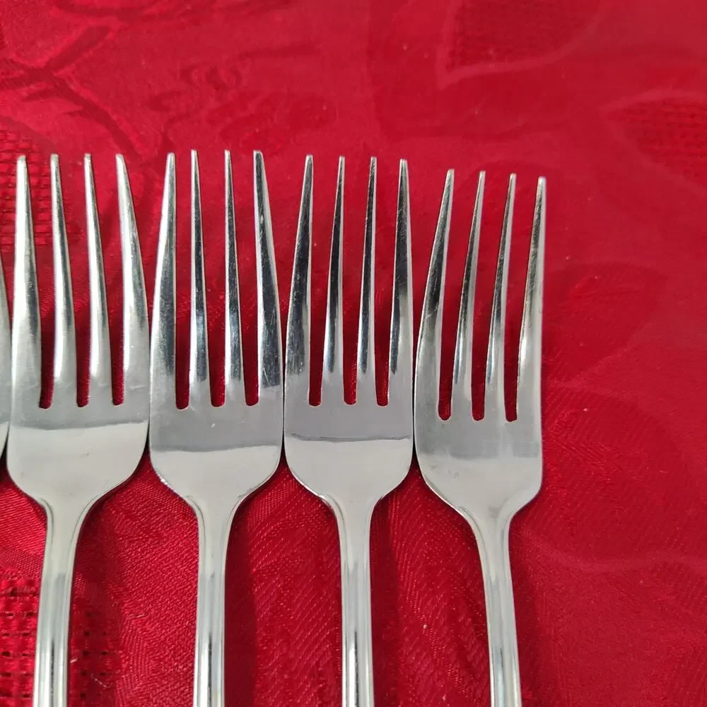 7X DF Colonial Shell Stainless Dinner Forks Korea